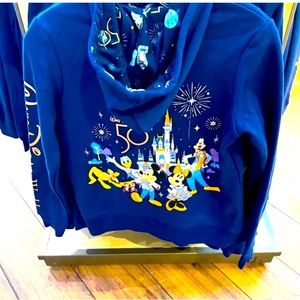 Hard to find 50th Anniversary zip up Hoodie! comfortable!  Won’t Last Long!